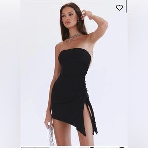 Princess polly black mini dess size 4